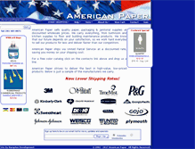 Tablet Screenshot of americanpaper.net